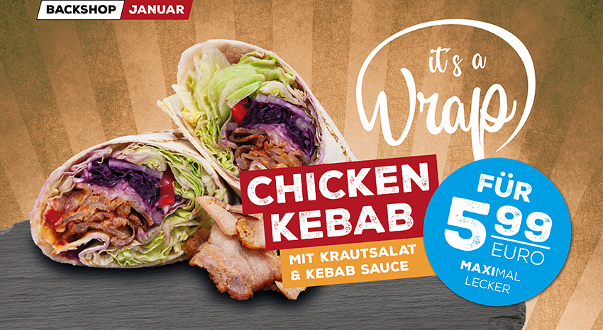 Maxi Backshop Wrap Chicken Kebab Januar 2026