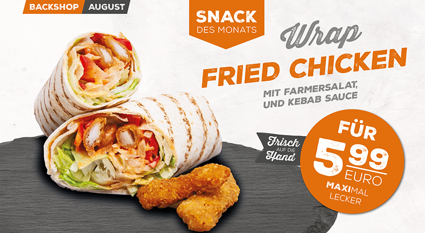 Maxi Backshop Wrap Fried Chicken August 2026